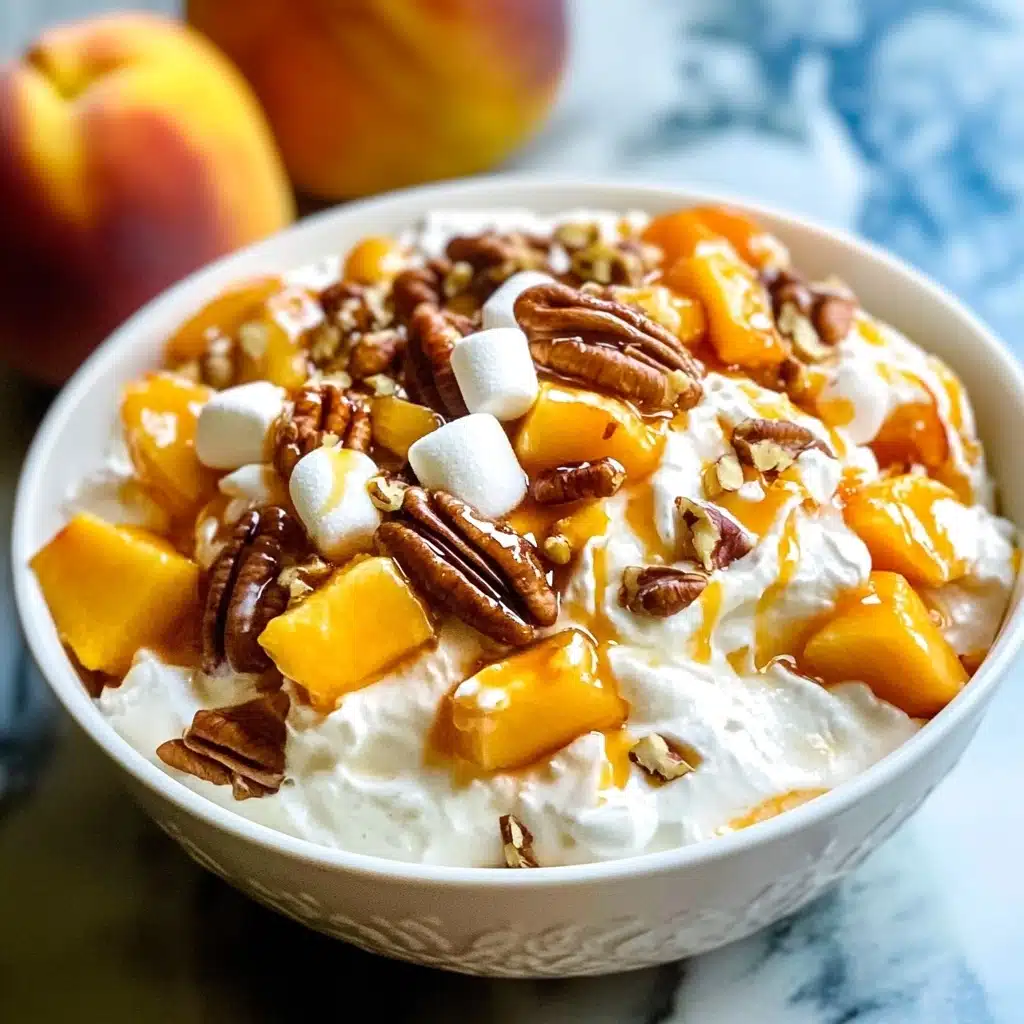 Millionaire Peach Salad Recipe - Recipe Image