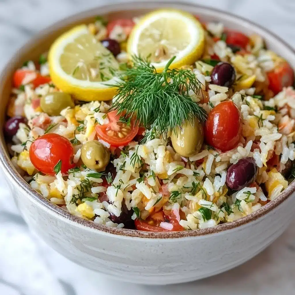 Greek Orzo Salad with Lemon Dijon Dressing Recipe - Recipe Image