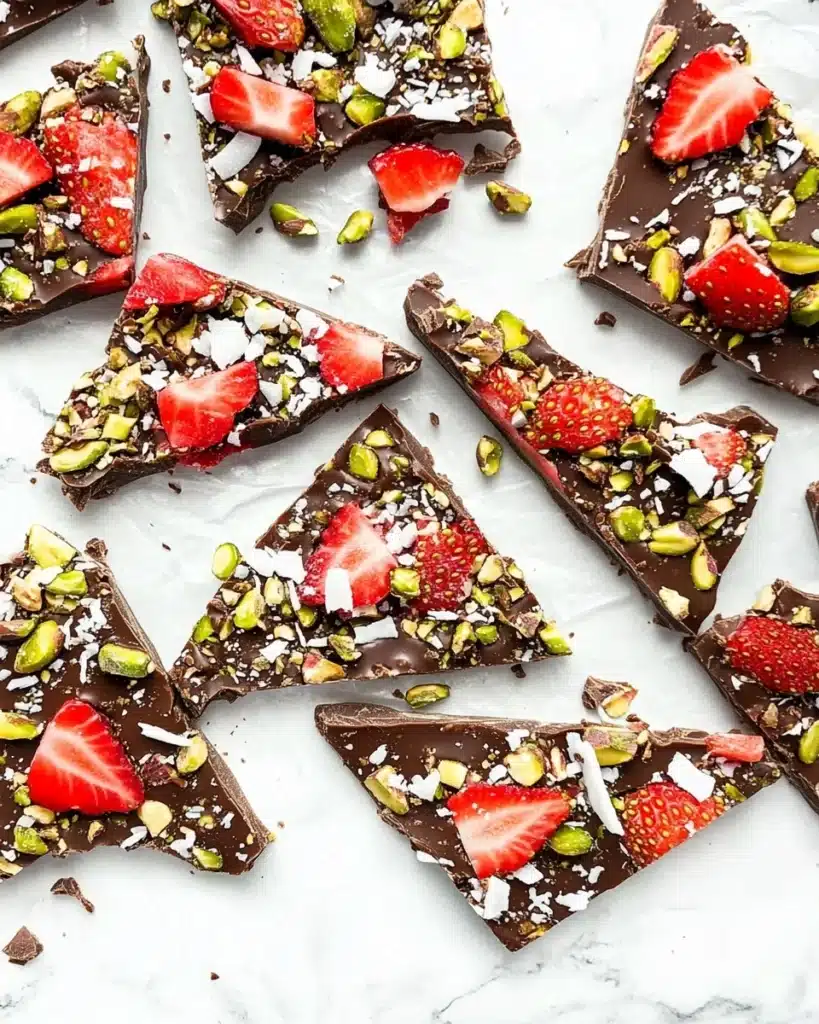 Strawberry Chocolate Bark Recipe