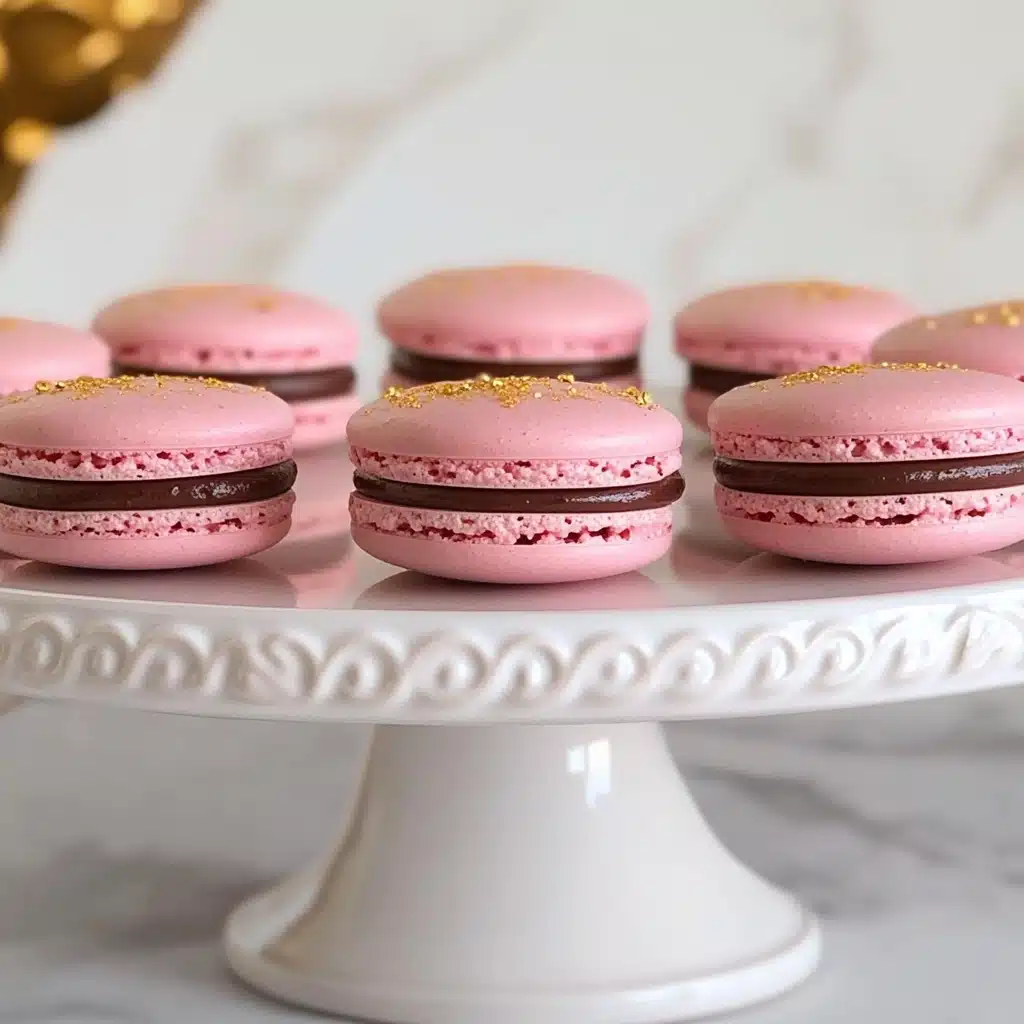 Raspberry Macarons with Chocolate Raspberry Ganache Recipe - Recipe Image