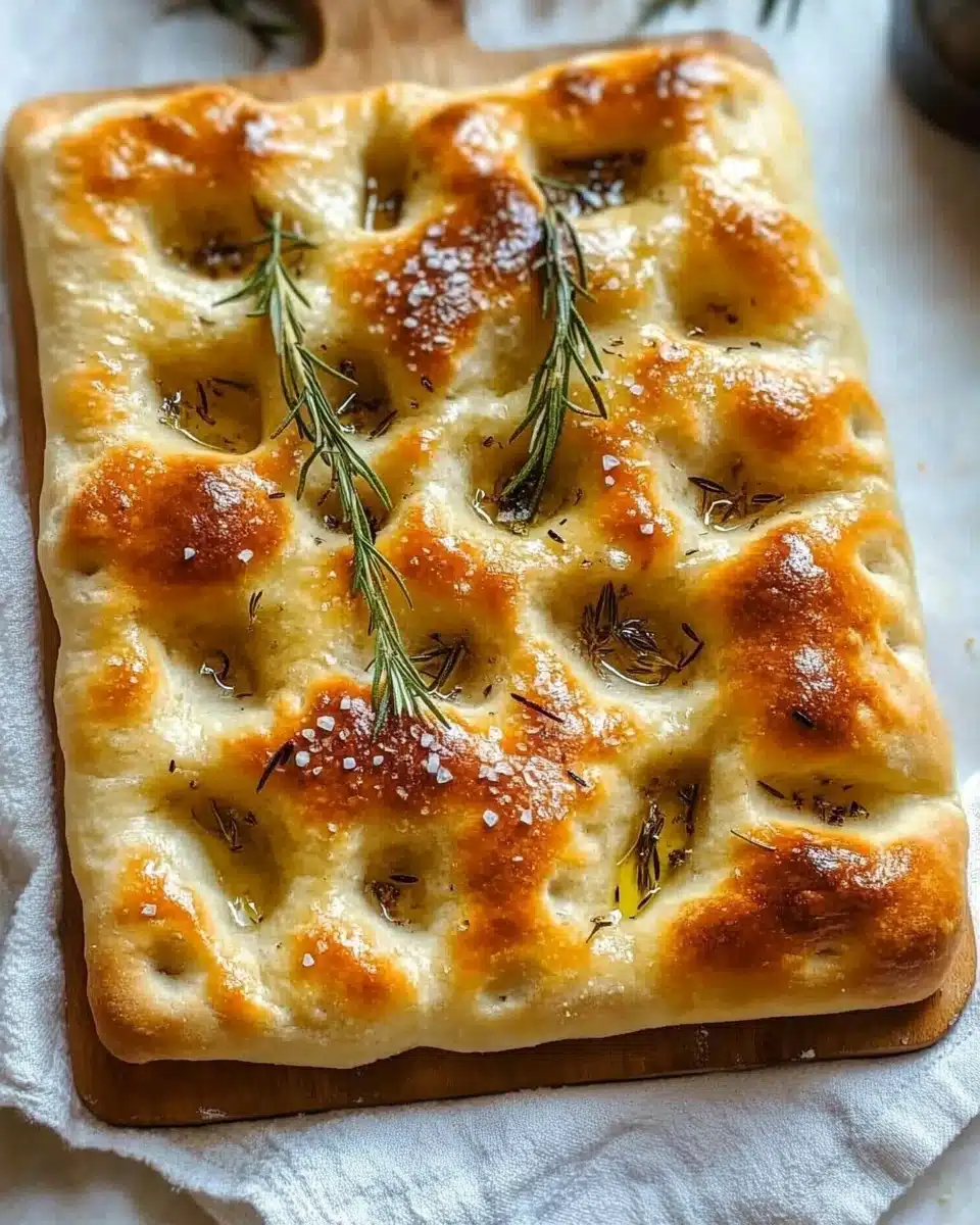 Easy Homemade Focaccia Bread Recipe