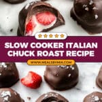 Chocolate Covered Strawberry Yogurt Bites Recipe