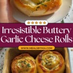 Buttery Cheese Garlic Rolls Recipe