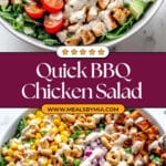 BBQ Chicken Salad with Creamy BBQ Dressing Recipe