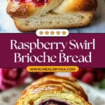 Raspberry Swirl Brioche Loaf Recipe