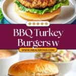 BBQ Turkey Burgers with Slaw Recipe
