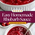 Rhubarb Sauce Recipe