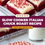 Red Velvet Cookie Bars Recipe