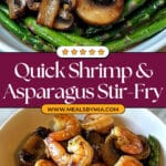 Shrimp and Asparagus Stir-Fry with Mushrooms Recipe