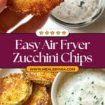 Air Fryer Zucchini Chips Recipe