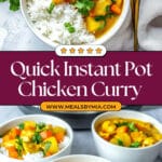 Instant Pot Chicken Curry Recipe