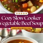 Slow Cooker Vegetable Beef Soup Recipe