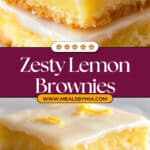 Easy Lemon Brownies Recipe
