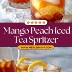 Mango Peach Iced Tea Spritzer Recipe