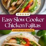 Slow Cooker Chicken Fajitas Recipe