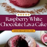 Raspberry and White Chocolate Lava Cake Recipe