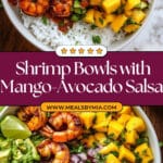 Chili Lime Shrimp Bowls with Mango-Avocado Salsa Recipe