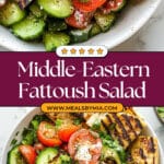 Middle-Eastern Fattoush Salad Recipe