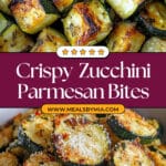 Crispy Air Fryer Zucchini Parmesan Recipe