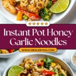 Instant Pot Honey Garlic Spicy Noodles Recipe