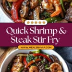 Quick and Easy Shrimp and Steak Stir Fry Recipe