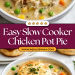 Easy Slow Cooker Chicken Pot Pie Recipe