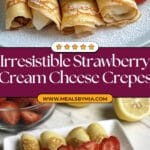 Strawberry Cream Cheese Crepes Recipe