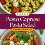 Pesto Caprese Pasta Salad Recipe