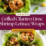 Grilled Cilantro Lime Shrimp Lettuce Wraps Recipe