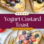 Air Fryer Yogurt Custard Toast Recipe