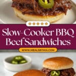 Slow-Cooker Barbecued Beef Sandwiches Recipe
