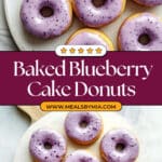 Blueberry Cake Donuts Recipe