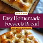 Easy Homemade Focaccia Bread Recipe