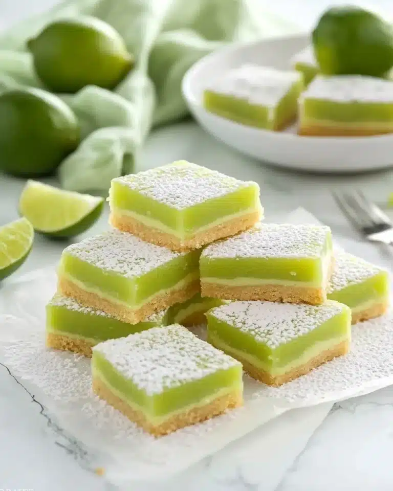 Lime Bars Recipe
