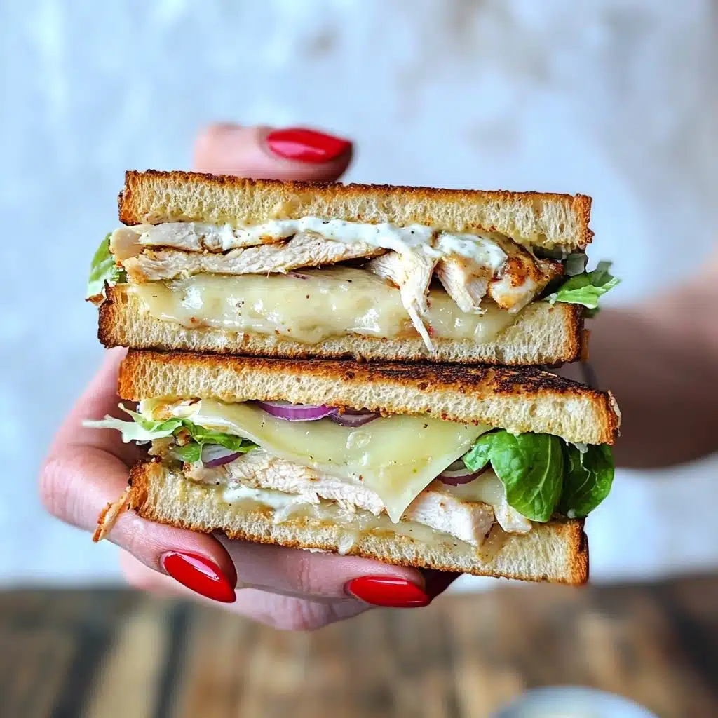 Chicken Caesar Salad Sandwich Recipe - Recipe Image