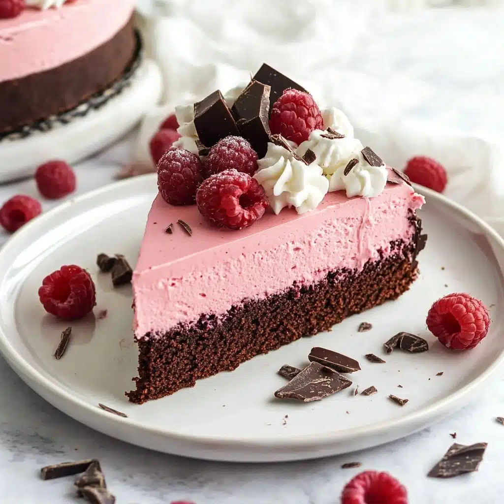 Chocolate Raspberry Mousse Cake Recipe - Recipe Image