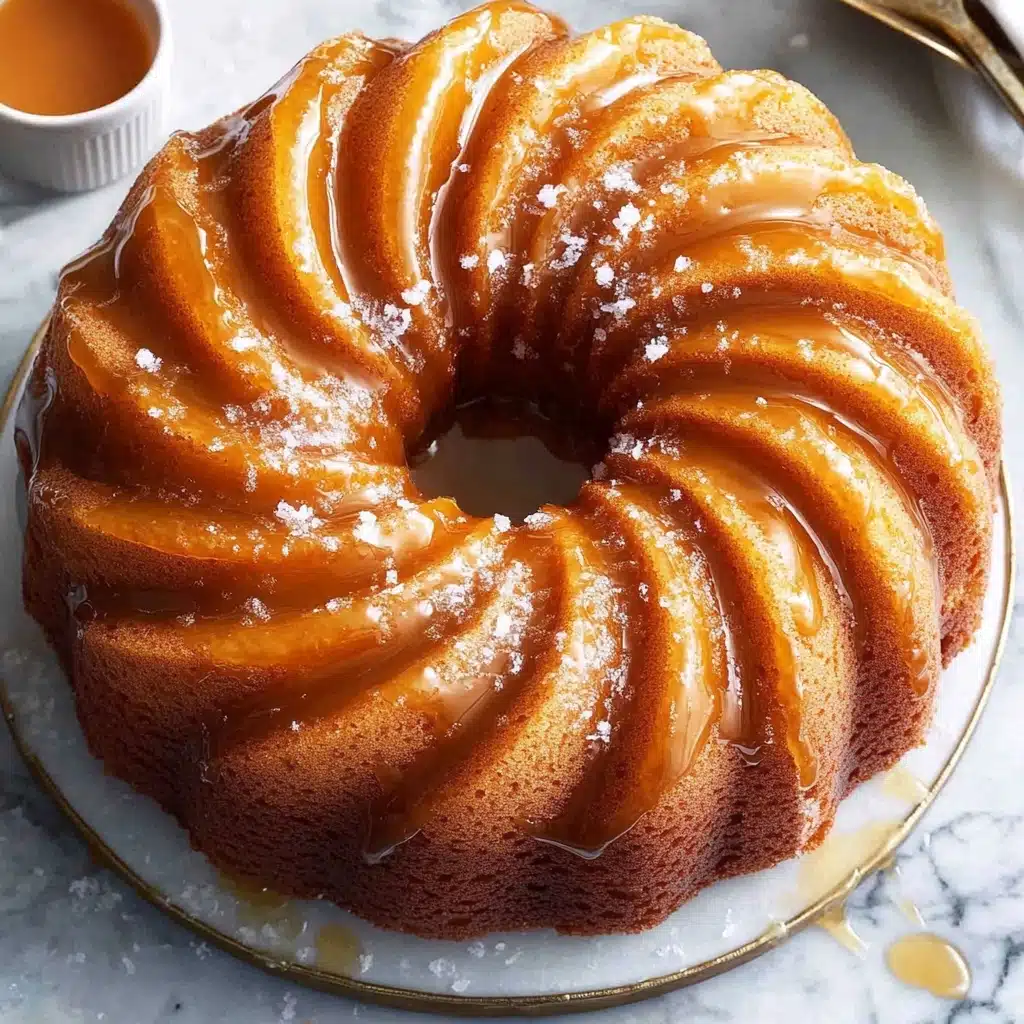 Salted Caramel Kentucky Butter Cake Recipe - Recipe Image