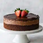 Triple Chocolate Mousse Cake Recipe
