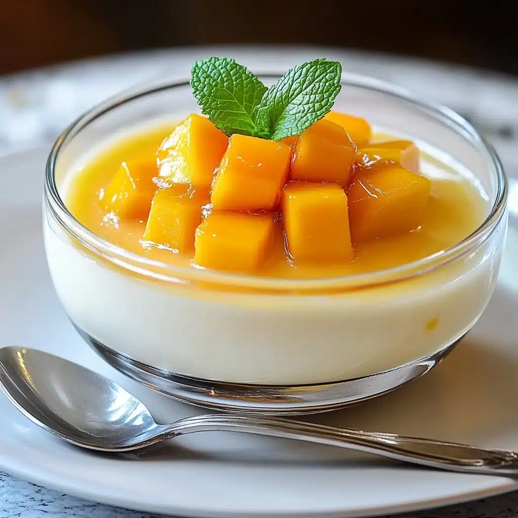 Mango Panna Cotta Recipe - Recipe Image