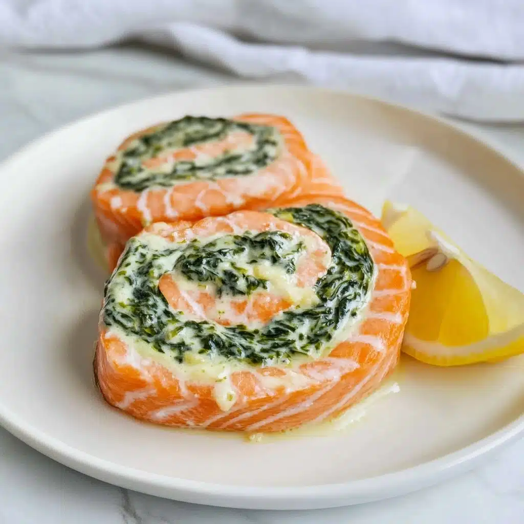Trader Joe's Salmon Pinwheels with Spinach and Feta Recipe - Recipe Image