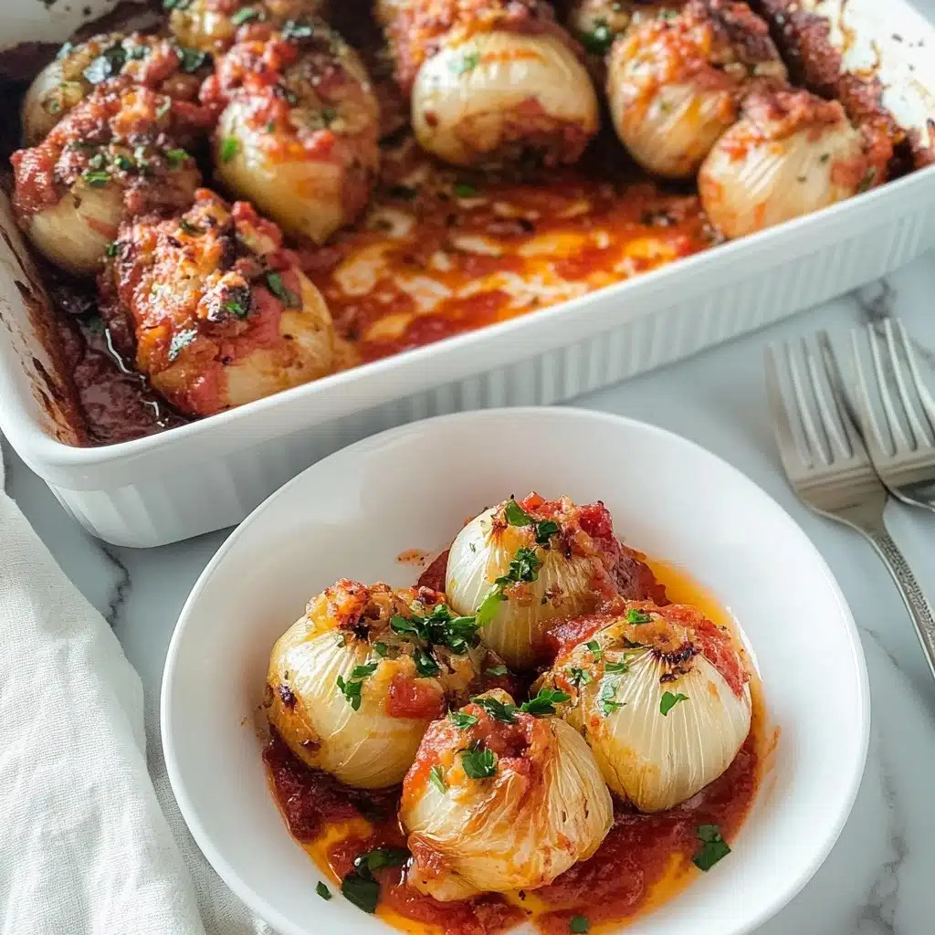 Greek Stuffed Onions Recipe - Recipe Image