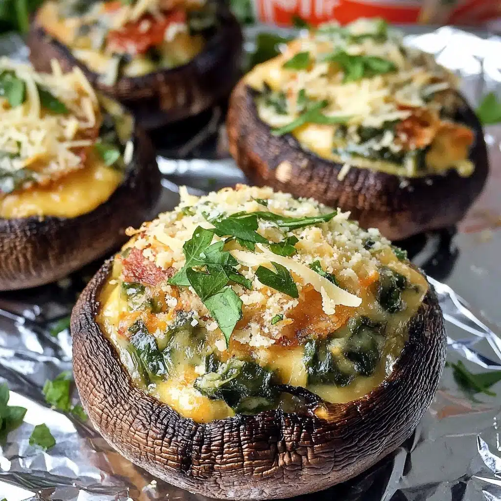 Crab Stuffed Mushrooms Recipe - Recipe Image