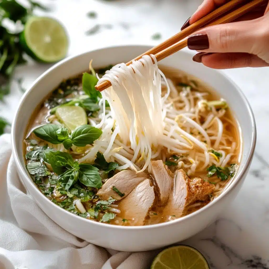 Phở Ga (Vietnamese Chicken Pho Soup) Recipe - Recipe Image