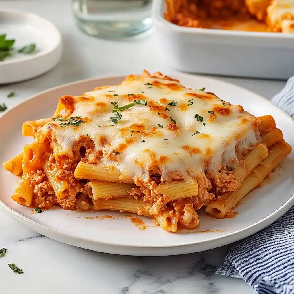Cheesy Baked Ziti Recipe - Recipe Image