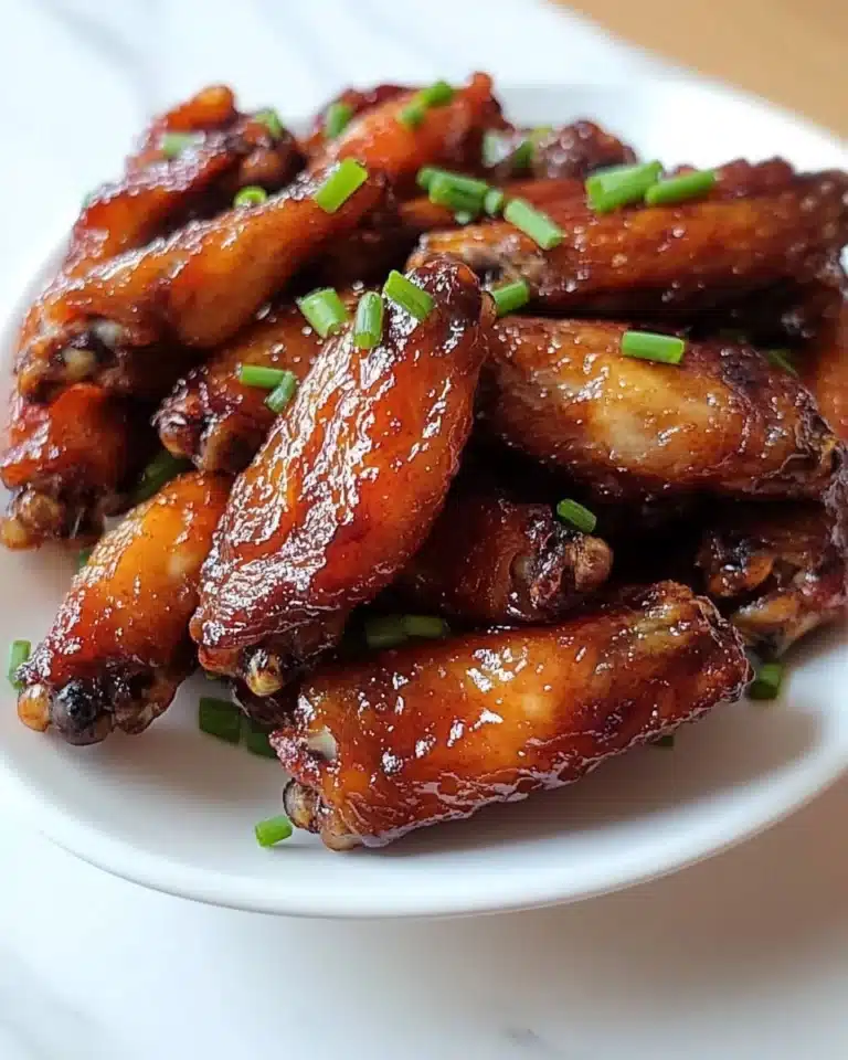 Pressure Cooker Honey Garlic Chicken Wings Recipe
