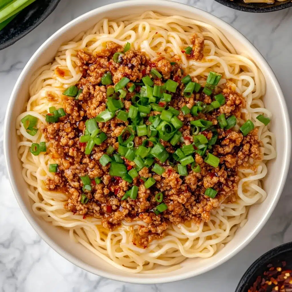 Chili Crisp Ground Chicken Noodle Bowls Recipe - Recipe Image