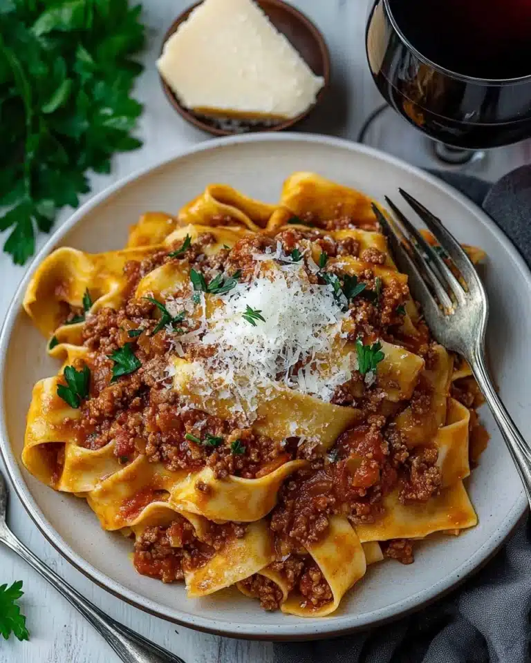 Creamy Parmesan Bolognese Sauce Recipe