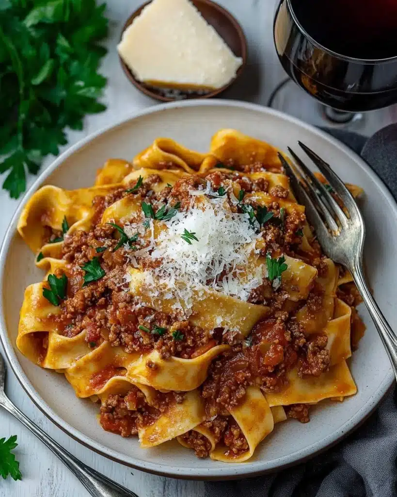 Creamy Parmesan Bolognese Sauce Recipe