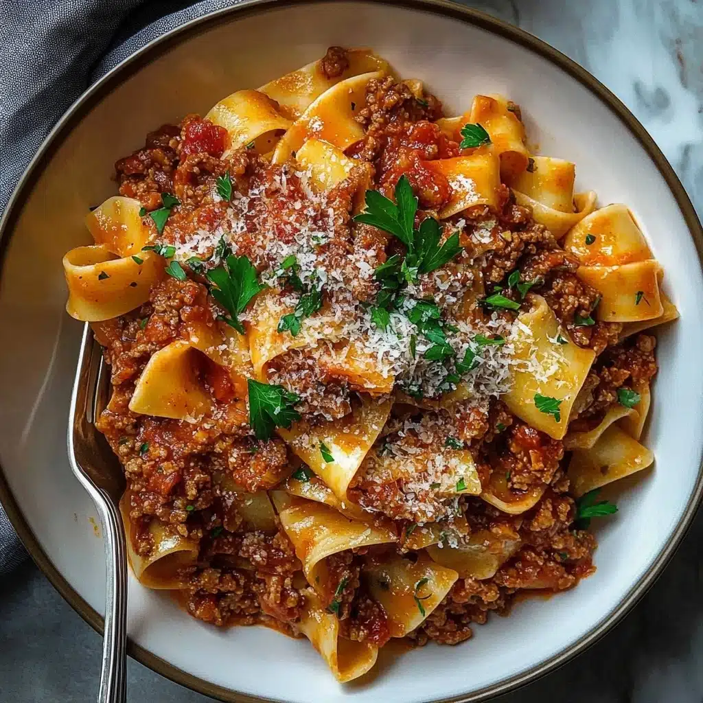 Creamy Parmesan Bolognese Sauce Recipe - Recipe Image