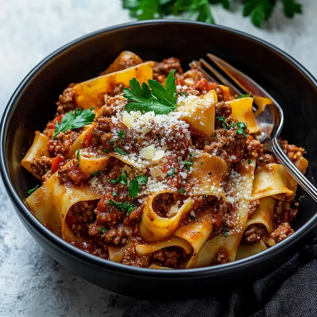 Creamy Parmesan Bolognese Sauce Recipe - Recipe Image
